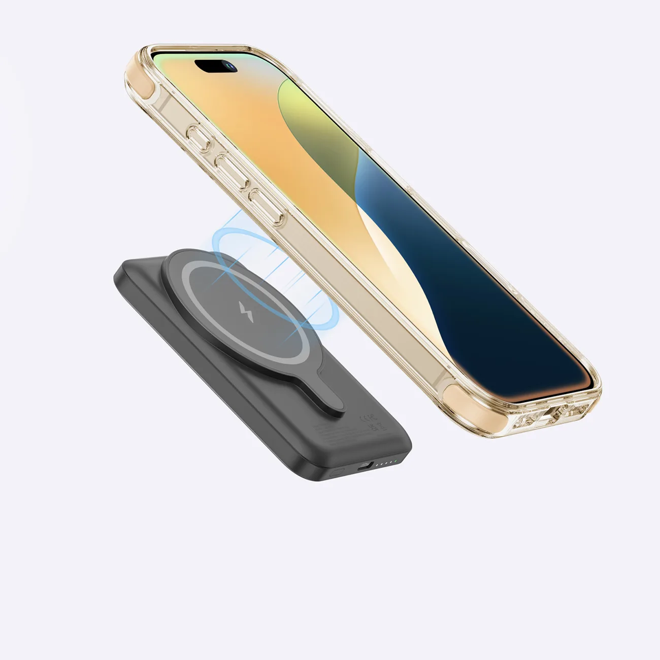 Etui silikonowe pokrowiec do iPhone 16 Pro Max Omni Mag Case - różowe złoto 10