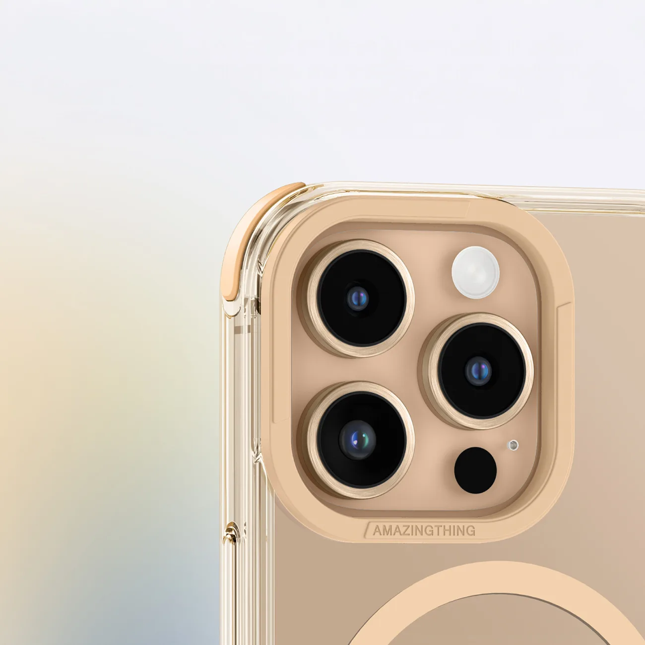 Etui silikonowe pokrowiec do iPhone 16 Pro Max Omni Mag Case - różowe złoto 11