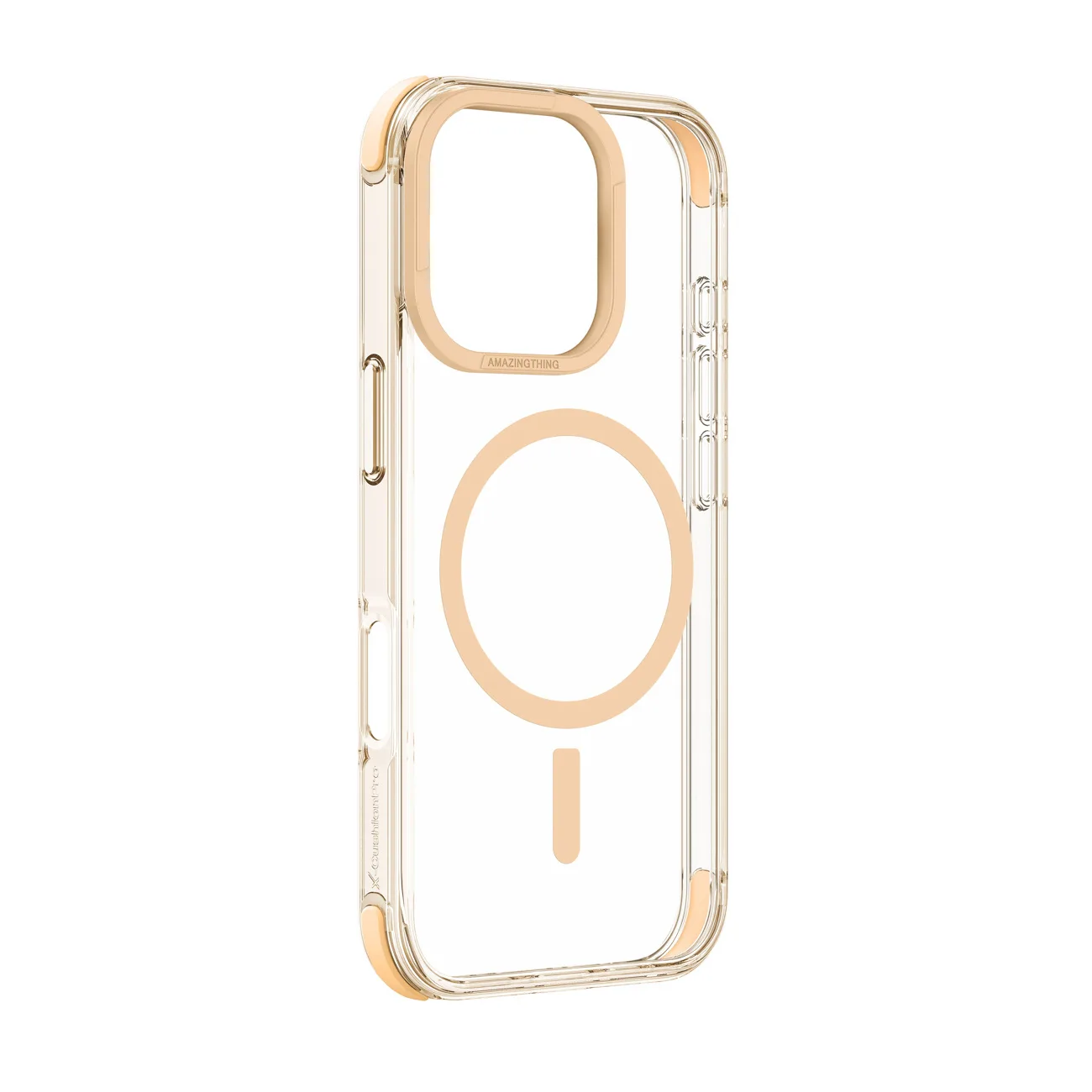 Etui silikonowe pokrowiec do iPhone 16 Pro Max Omni Mag Case - różowe złoto 4