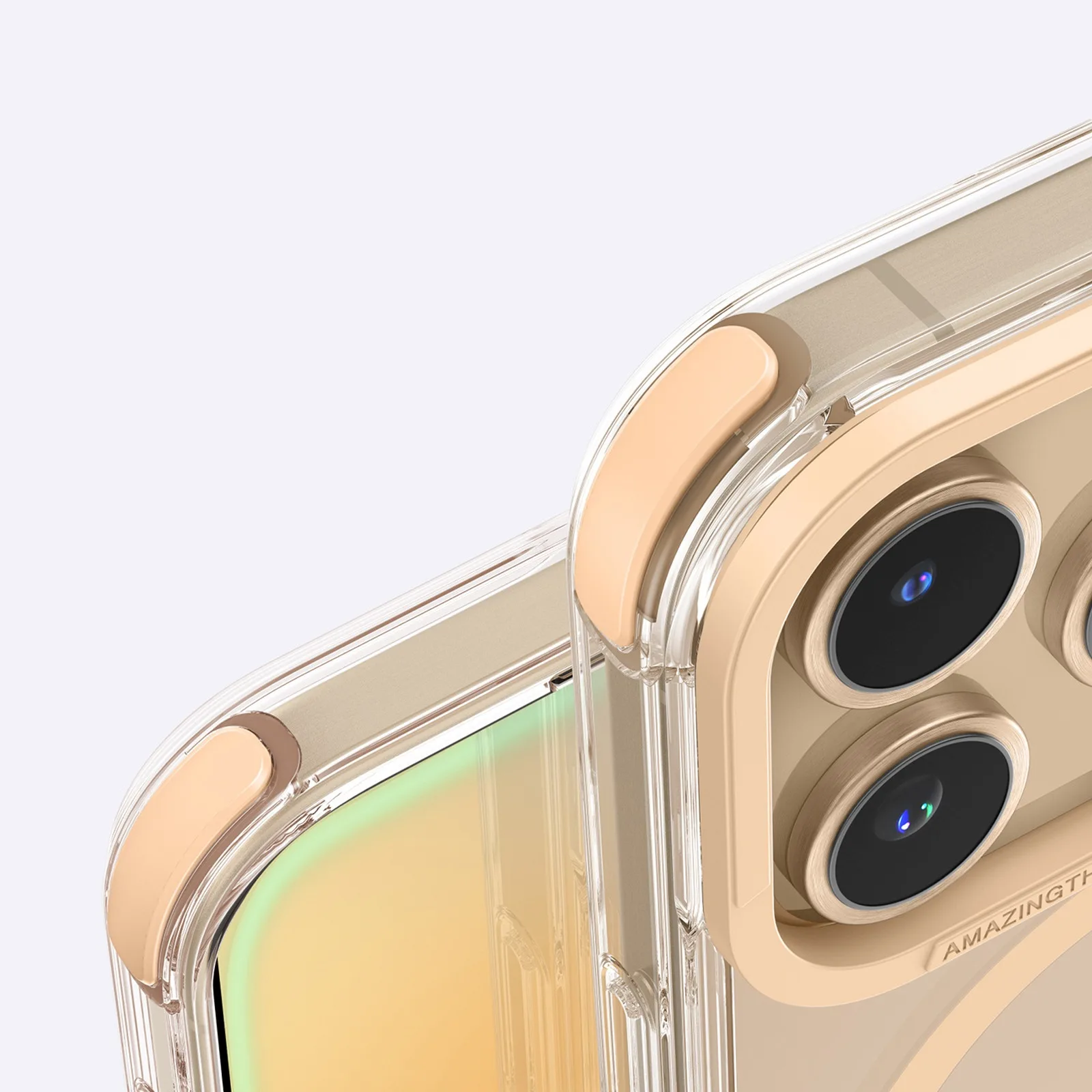 Etui silikonowe pokrowiec do iPhone 16 Pro Max Omni Mag Case - różowe złoto 8