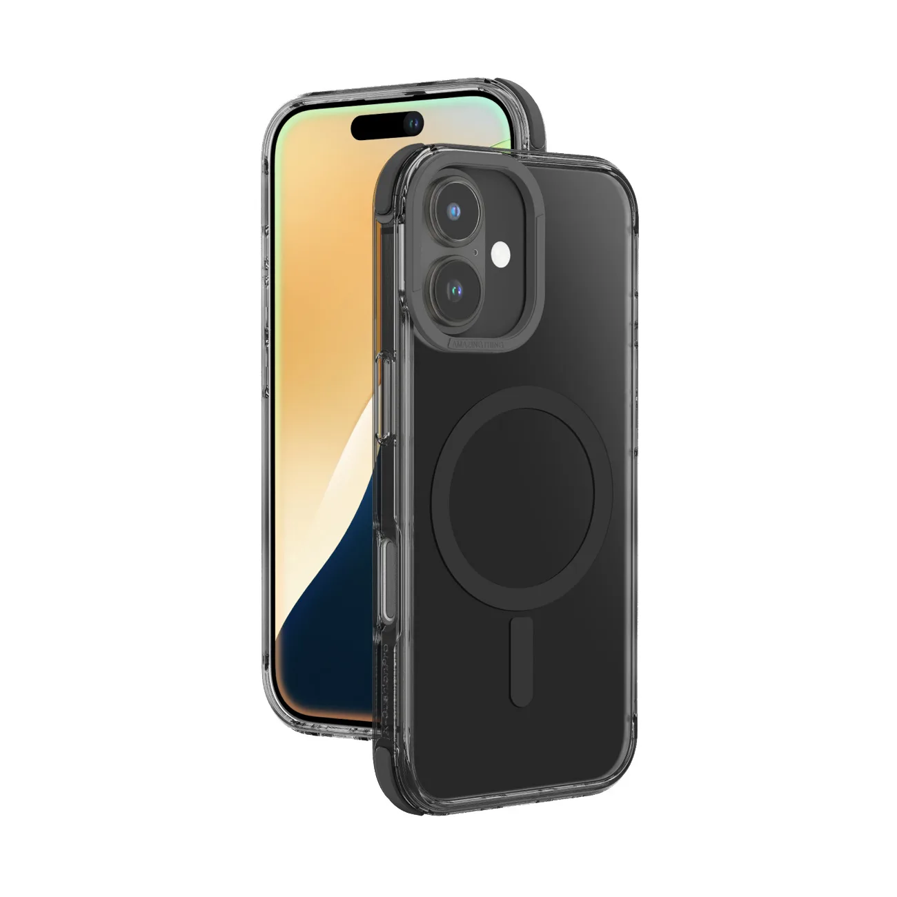 Etui silikonowe pokrowiec do iPhone 16 Omni Mag Case - czarne Etui silikonowe pokrowiec do iPhone 16 Omni Mag Case - czarne