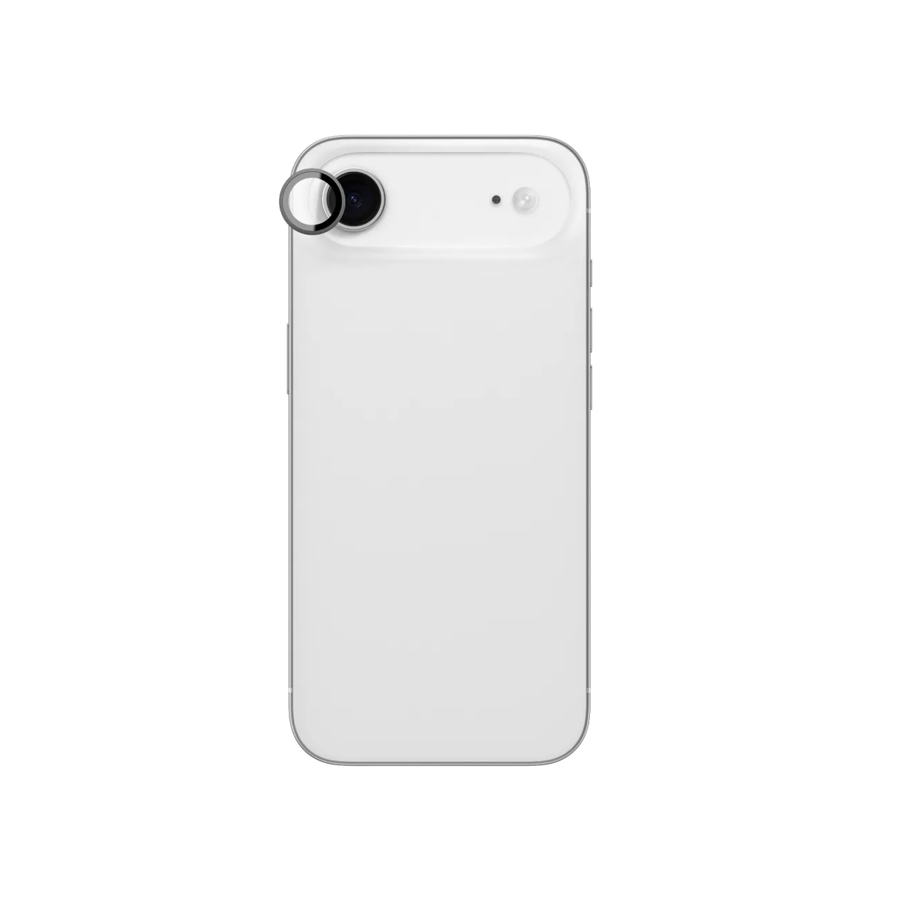 Szkło na aparat do iPhone 17 Air z czarną ramką aluminiową Lens Glass