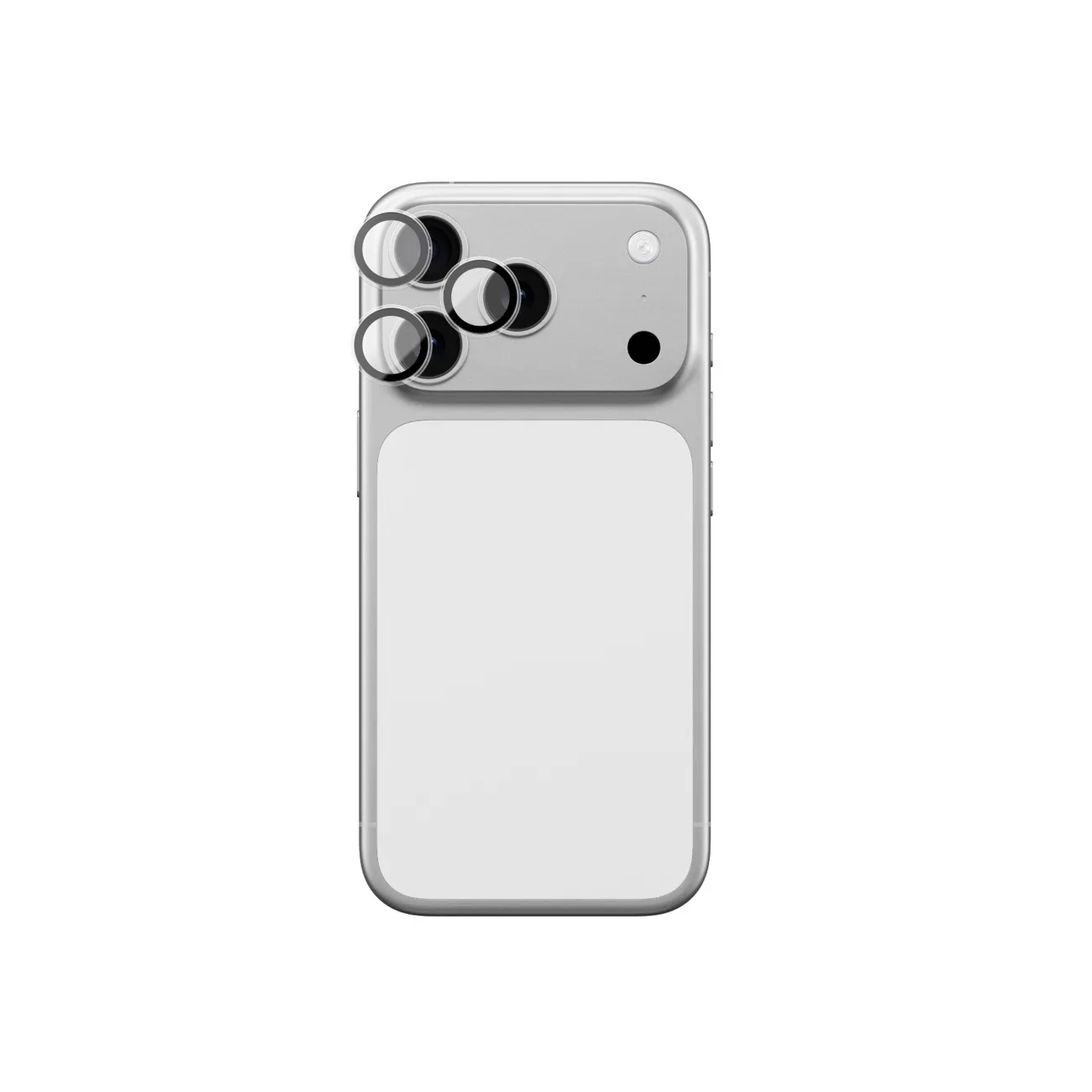 Sticlă pentru camera iPhone 17 Pro / Pro Max cu ramă din aluminiu negru Sticlă pentru lentilă Sticlă pentru camera iPhone 17 Pro / Pro Max cu ramă din aluminiu negru Sticlă pentru lentilă