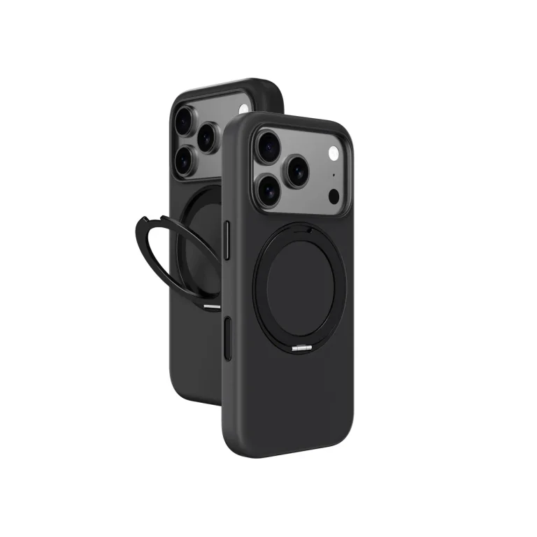 Cloudie állványos tok iPhone 17 Pro Max-hoz – fekete