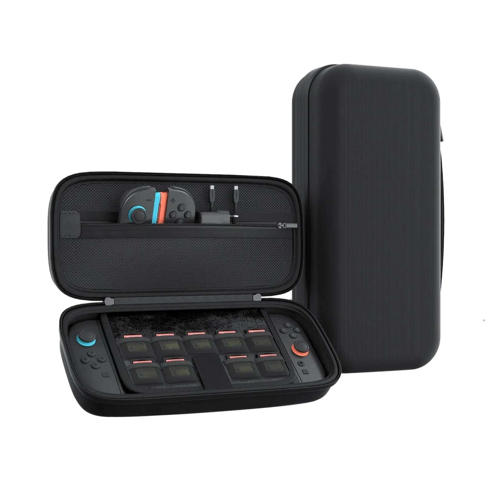 Etui ochronne futerał na konsolę Nintendo Switch 2 i akcesoria - czarne 4