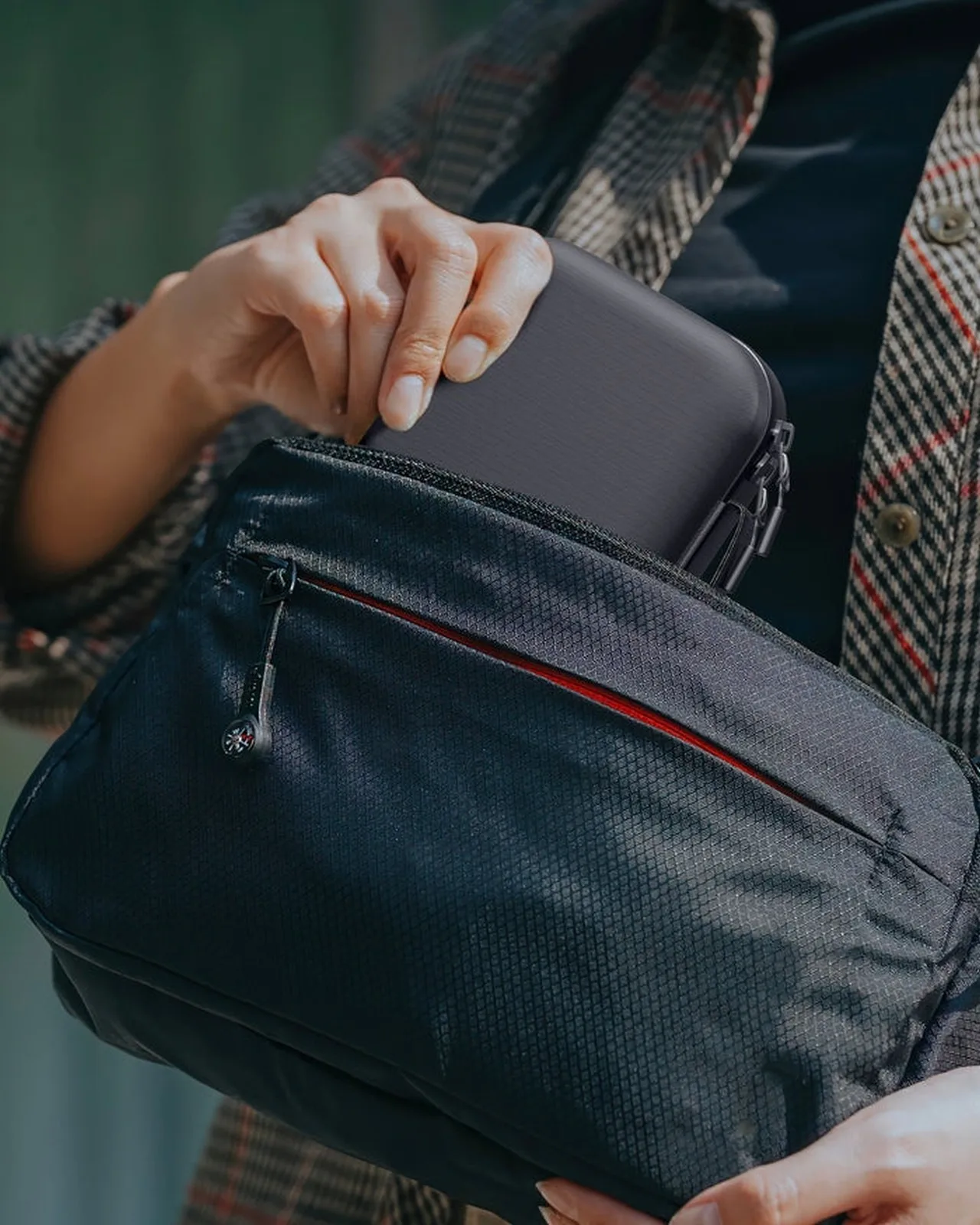 Etui ochronne futerał na konsolę Nintendo Switch 2 i akcesoria - czarne 7