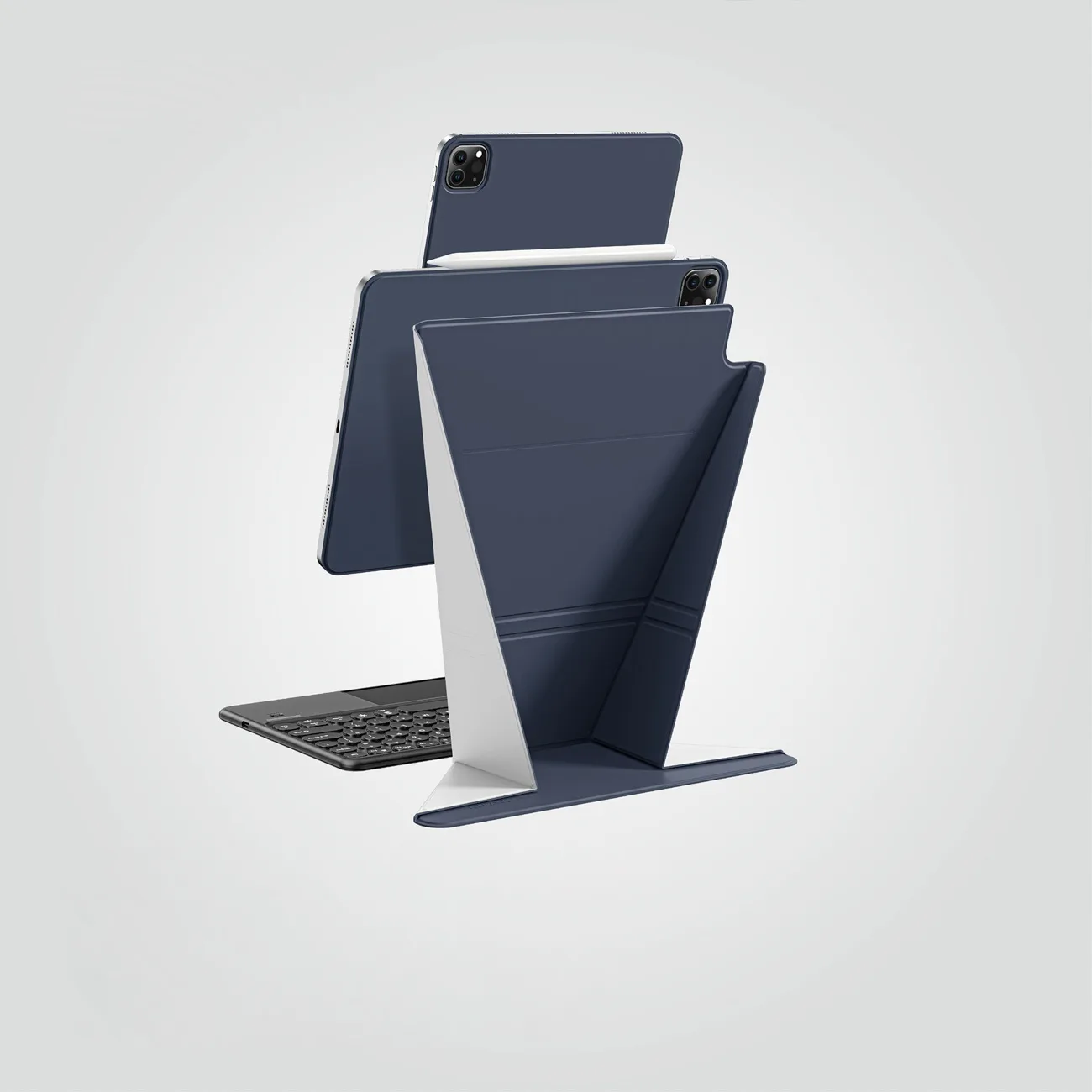 Husă de protecție cu suport pentru iPad Air M3 11'' - albastru 5