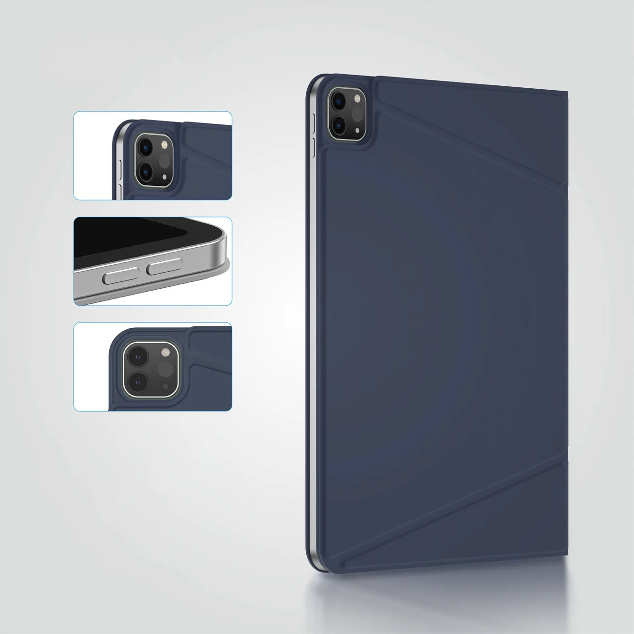 Husă de protecție cu suport pentru iPad Air M3 11'' - albastru 8