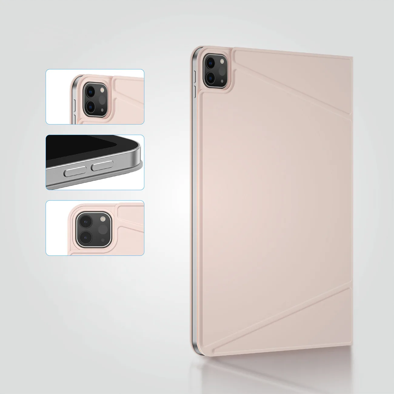 Schutzhülle mit Ständer für iPad Air M3 11'' – rosa 9