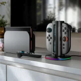 Nabíjacia stanica pre 2 ovládače Nintendo Switch – čierna 10