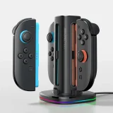 Nabíjacia stanica pre 2 ovládače Nintendo Switch – čierna 8
