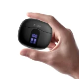 Vezeték nélküli fülhallgató kijelzővel, UltraBoost TWS Core G2 tokban – fekete 4