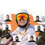 Sísapka kerékpározáshoz és motorozáshoz, L méret - fekete 6