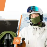 Cagulă de schi pentru ciclism și motociclism, mărimea M - verde 7