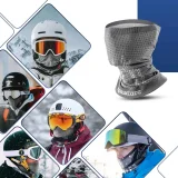 Többfunkciós sportos bandana sí nyakmelegítő, egy méretben - szürke 7