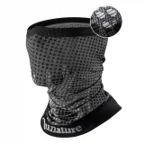 Multifunktionales Sport-Bandana-Skihalswärmer, Einheitsgröße – schwarz