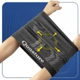 Multifunktionales Sport-Bandana-Skihalswärmer, Einheitsgröße – schwarz 4