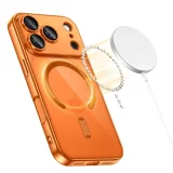Etui pokrowiec na iPhone 17 Pro MagFlex MagSafe - przezroczysto-pomarańczowe 2