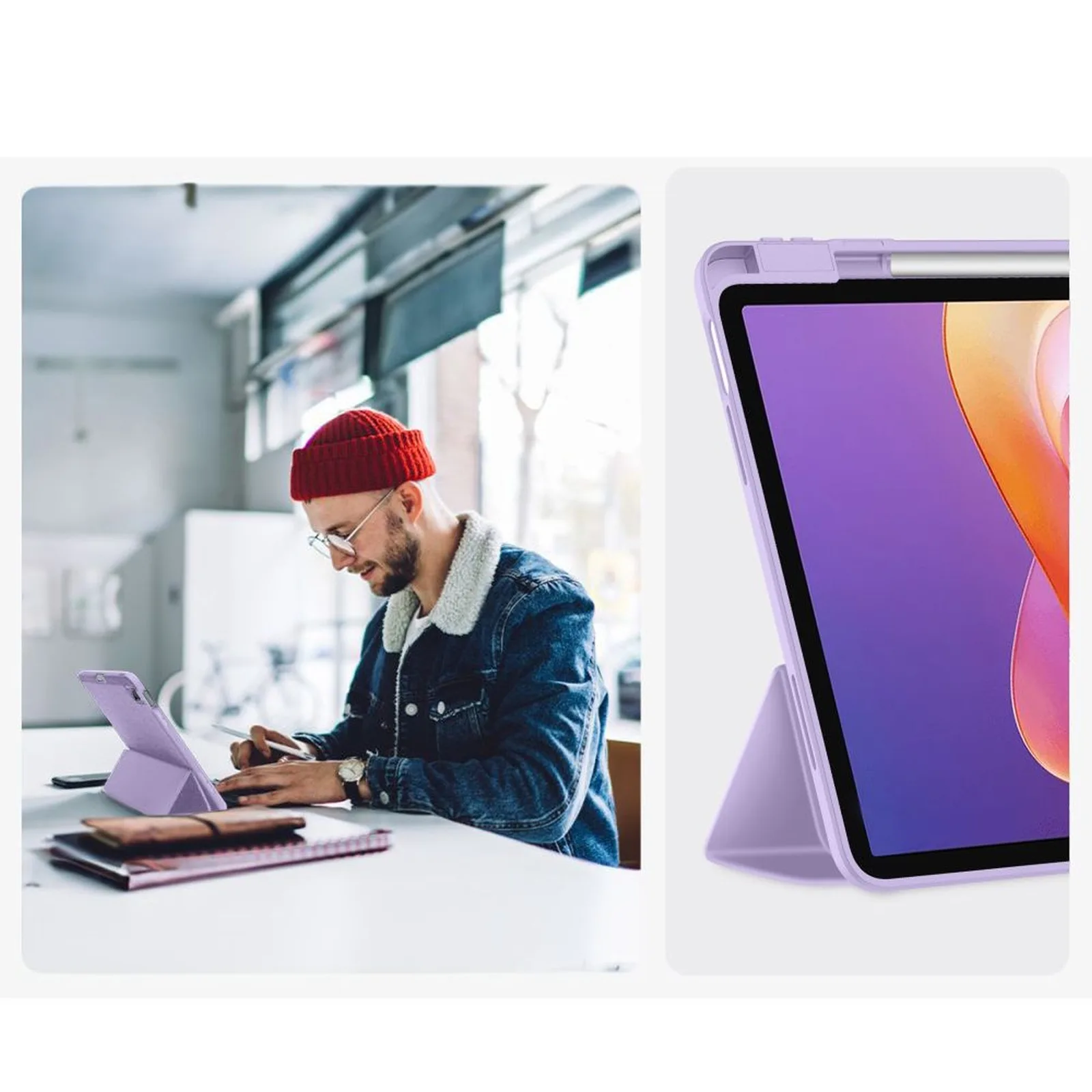 Xiaomi Redmi Pad 2 11.0 SmartCase Stiftetui – lila 9