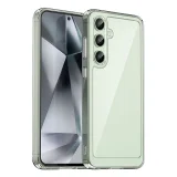 Silikónové puzdro s gélovým rámom pre Samsung Galaxy S24 FE Outer Space Case – priehľadné