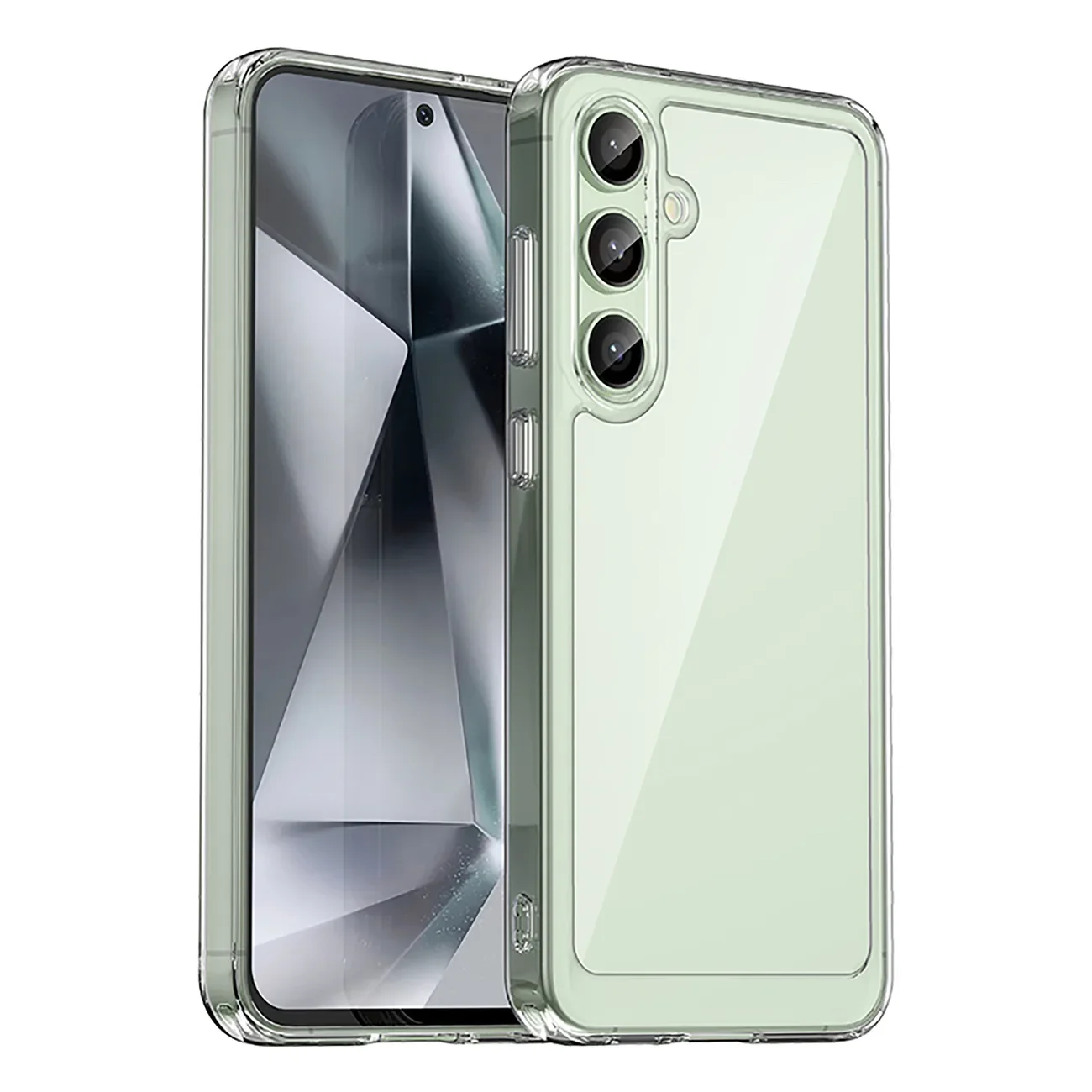 Silikónové puzdro s gélovým rámom pre Samsung Galaxy S24 FE Outer Space Case – priehľadné Silikónové puzdro s gélovým rámom pre Samsung Galaxy S24 FE Outer Space Case – priehľadné