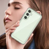 Silikónové puzdro s gélovým rámom pre Samsung Galaxy S24 FE Outer Space Case – priehľadné 2