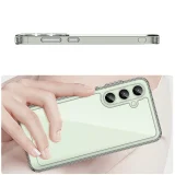 Silikónové puzdro s gélovým rámom pre Samsung Galaxy S24 FE Outer Space Case – priehľadné 5