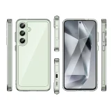 Silikónové puzdro s gélovým rámom pre Samsung Galaxy S24 FE Outer Space Case – priehľadné 6