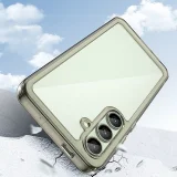 Carcasă din silicon cu cadru din gel pentru Samsung Galaxy S24 FE Outer Space Case - transparent-negru 7