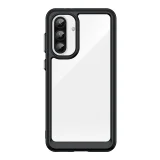 Husă cu cadru flexibil pentru Samsung Galaxy A36 Outer Space Case - negru