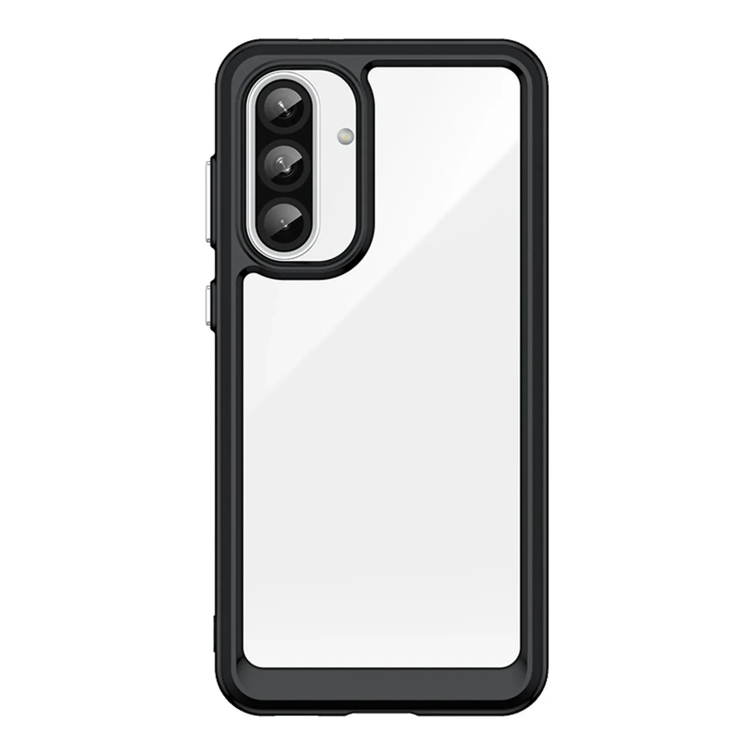 Husă cu cadru flexibil pentru Samsung Galaxy A36 Outer Space Case - negru Husă cu cadru flexibil pentru Samsung Galaxy A36 Outer Space Case - negru