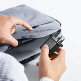 Váltakozó áramú töltő kábellel, brit csatlakozó, USB-C, 25W, 1m - fekete 4