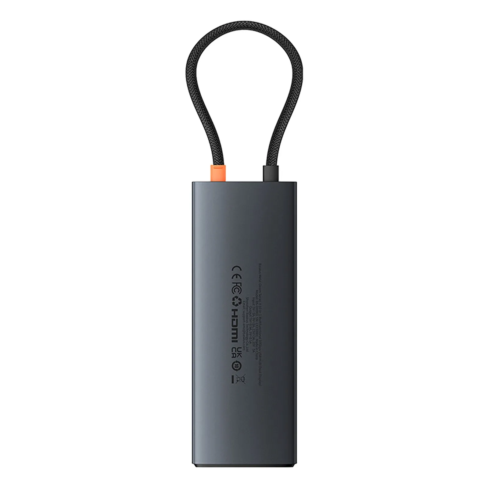 HUB adapter rozdzielacz 10w1 HDMI USB-A USB-C RJ45 SD TF - szary 3