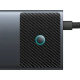 10 az 1-ben HDMI USB-A USB-C RJ45 SD TF HUB adapter - Szürke 4