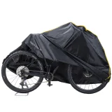 Husă de protecție rezistentă la praf și umiditate pentru biciclete, scutere și mopede - negru 2
