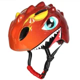 Leichter Kinder-Fahrradhelm 50–54 cm – roter Drache