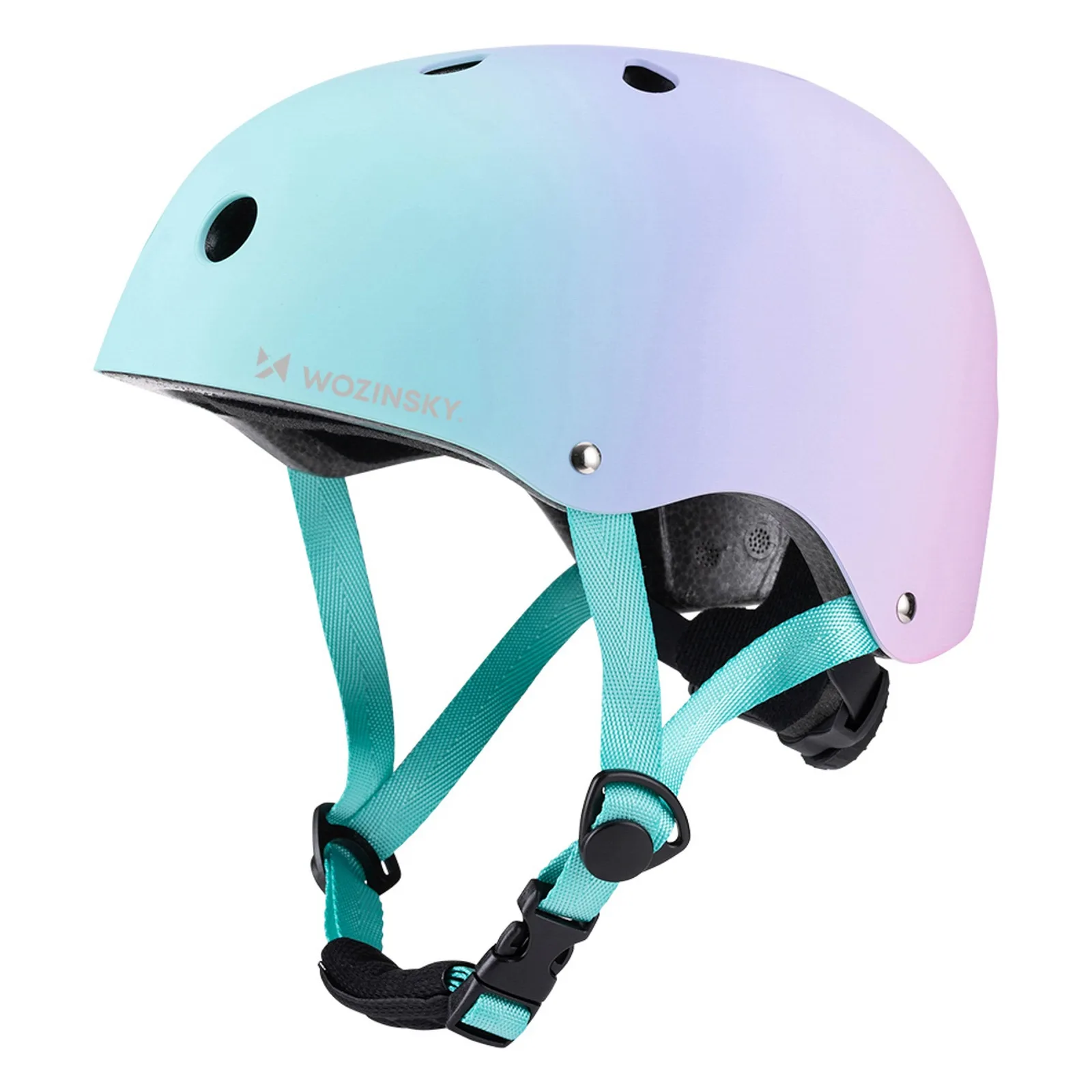 BMX és robogó sisak, 54-58 cm - rózsaszín átmenettel