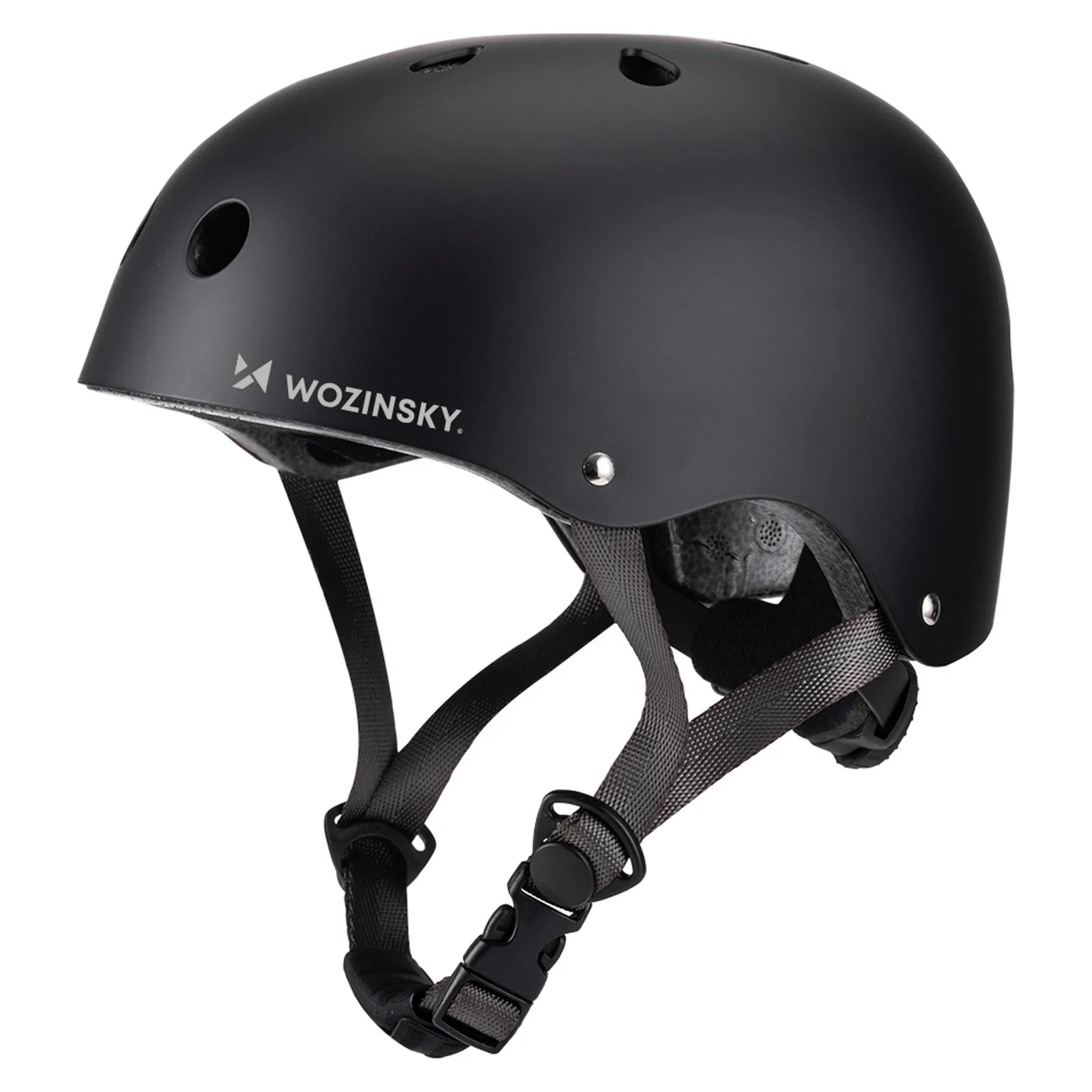 Cască ușoară pentru BMX și scuter, 54-58 cm - negru