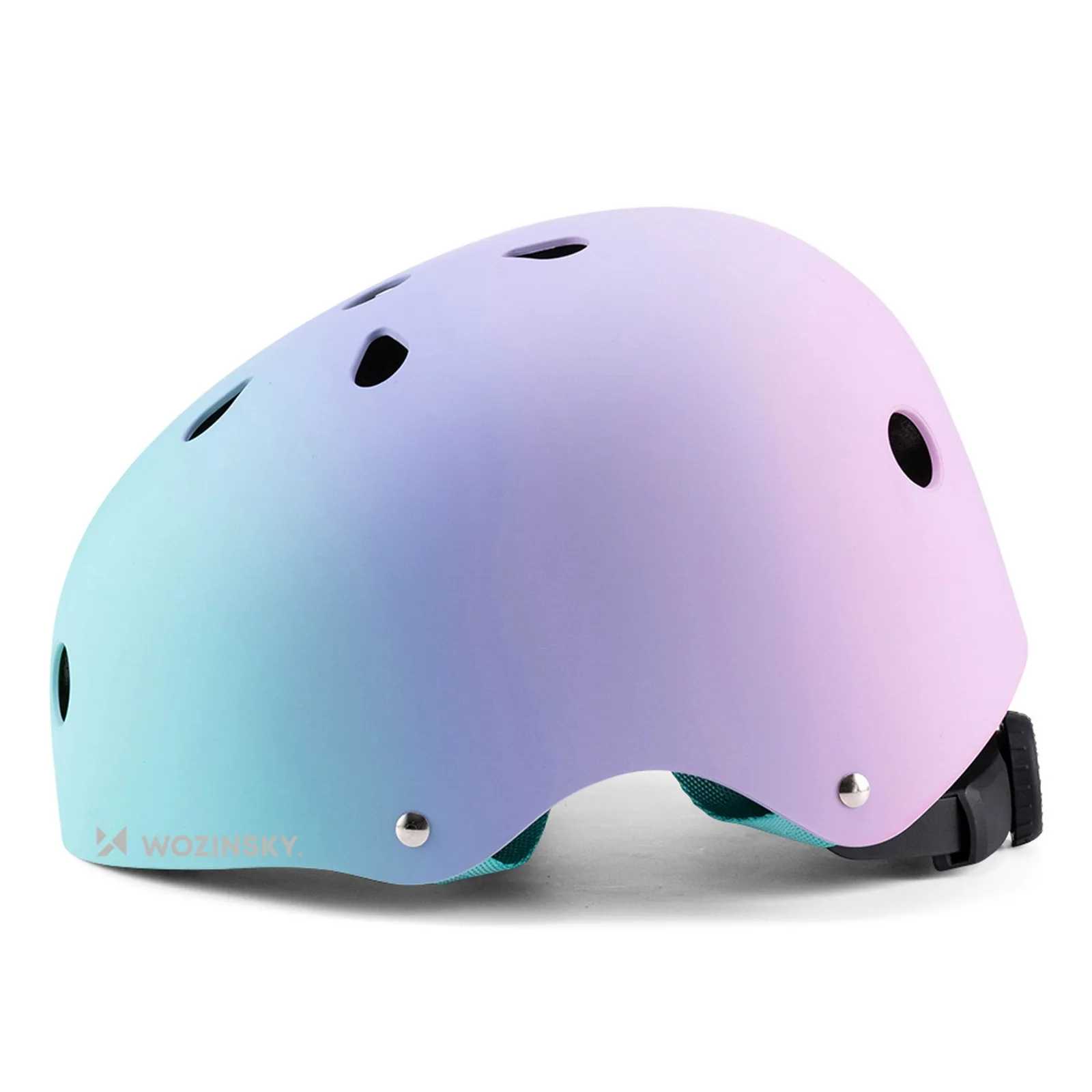 BMX és robogó sisak, 48-52 cm - rózsaszín átmenettel