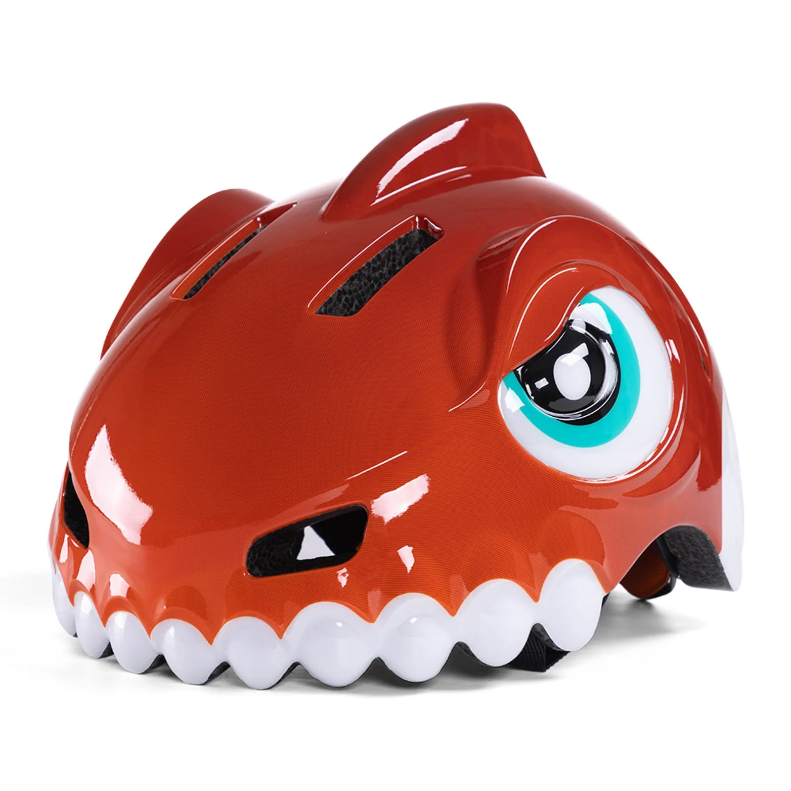 Dječja biciklistička kaciga 52-56 cm - crveni dinosaur 2