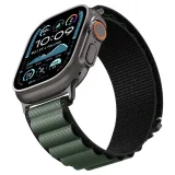 Apple Watch 44 / 45 / 46 / 49 mm Armband – schwarz und grün 8
