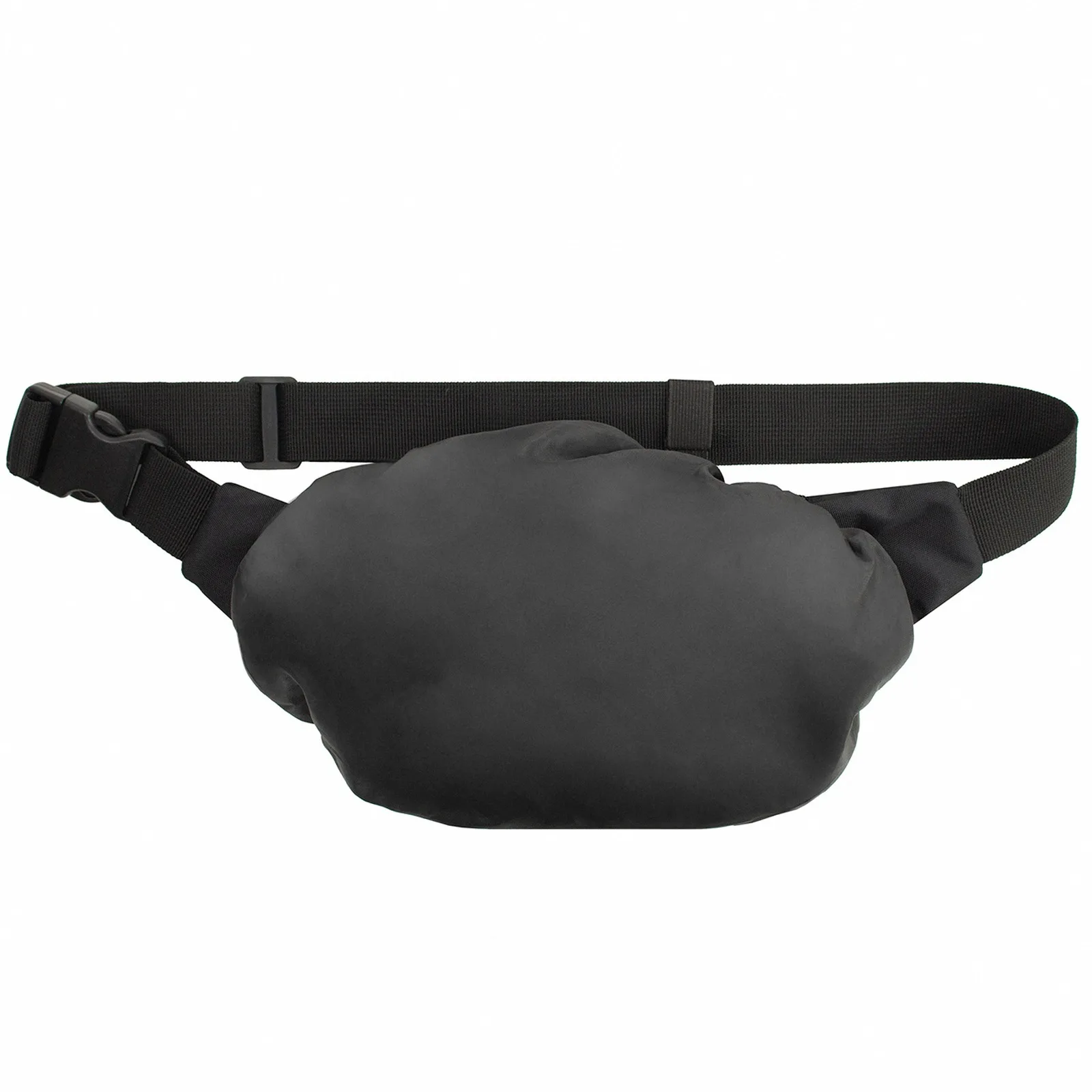 Wasserdichte Unisex-Hüft-/Umhängetasche mit verstellbarem Riemen – schwarz 3
