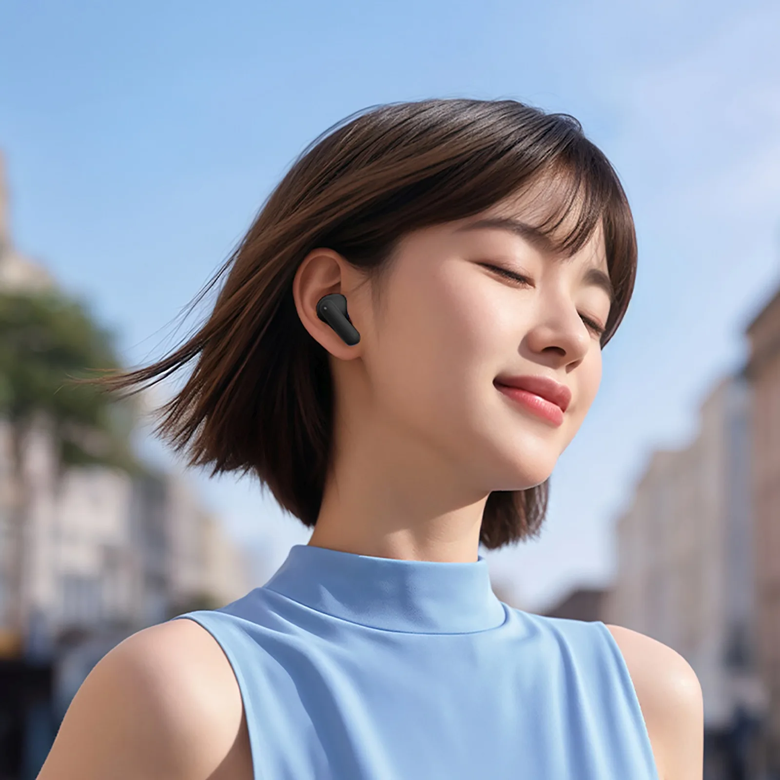 MeloBuds N30 ANC Bluetooth IPX4 Căști intraauriculare fără fir - Negru 6