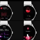 Watch GT AMOLED IPX8 280mAh sportos okosóra - Fekete 5