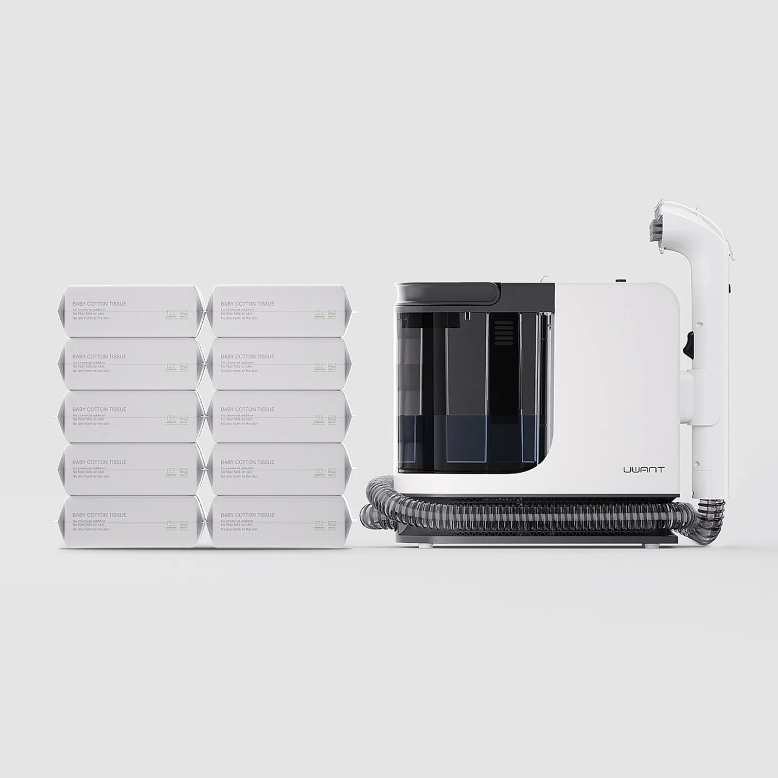 UWANT Y200 600 W Teppich- und Polsterreinigungsstaubsauger – Weiß 11