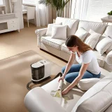 UWANT Y200 600W szőnyeg- és kárpittisztító porszívó - fehér színben 8