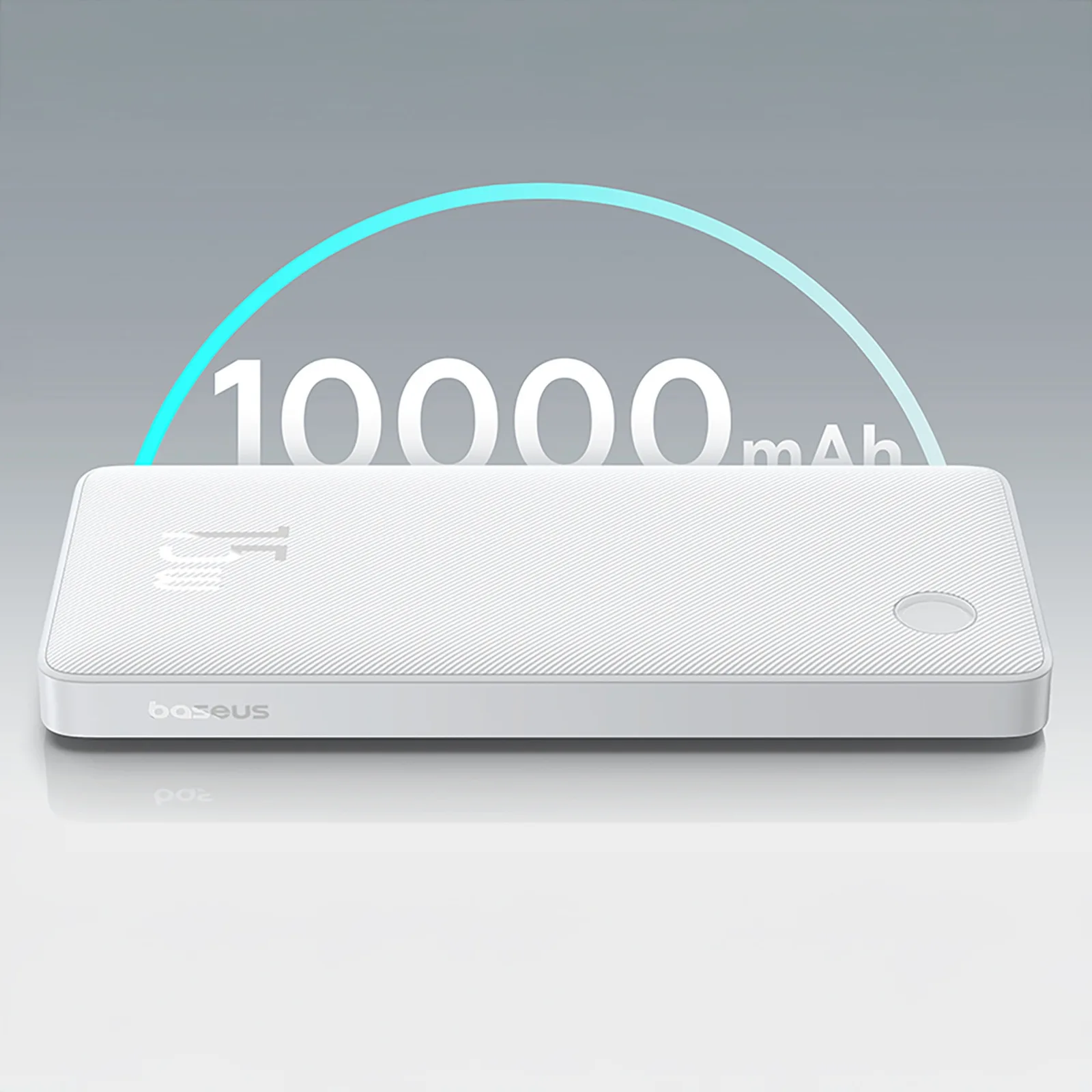 Airpow Lite 10000mAh 15W Powerbank mit 30 cm langem USB-A-zu-USB-C-Kabel – Weiß 7