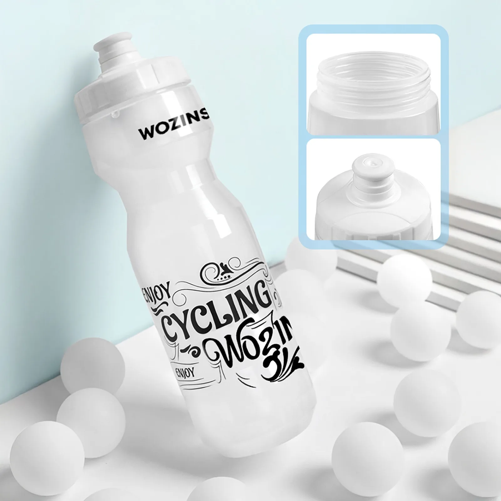 750ml átlátszó kerékpáros vizes palack 3