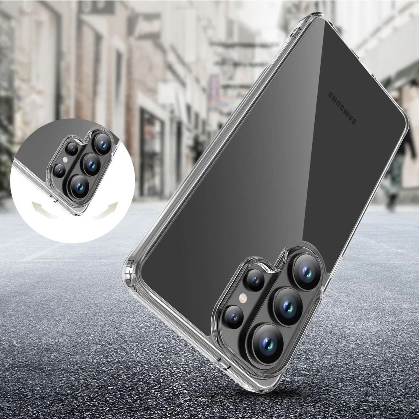 Etui pokrowiec case na Samsung Galaxy S26 Ultra FlexAir Hybrid - przezroczysty 5