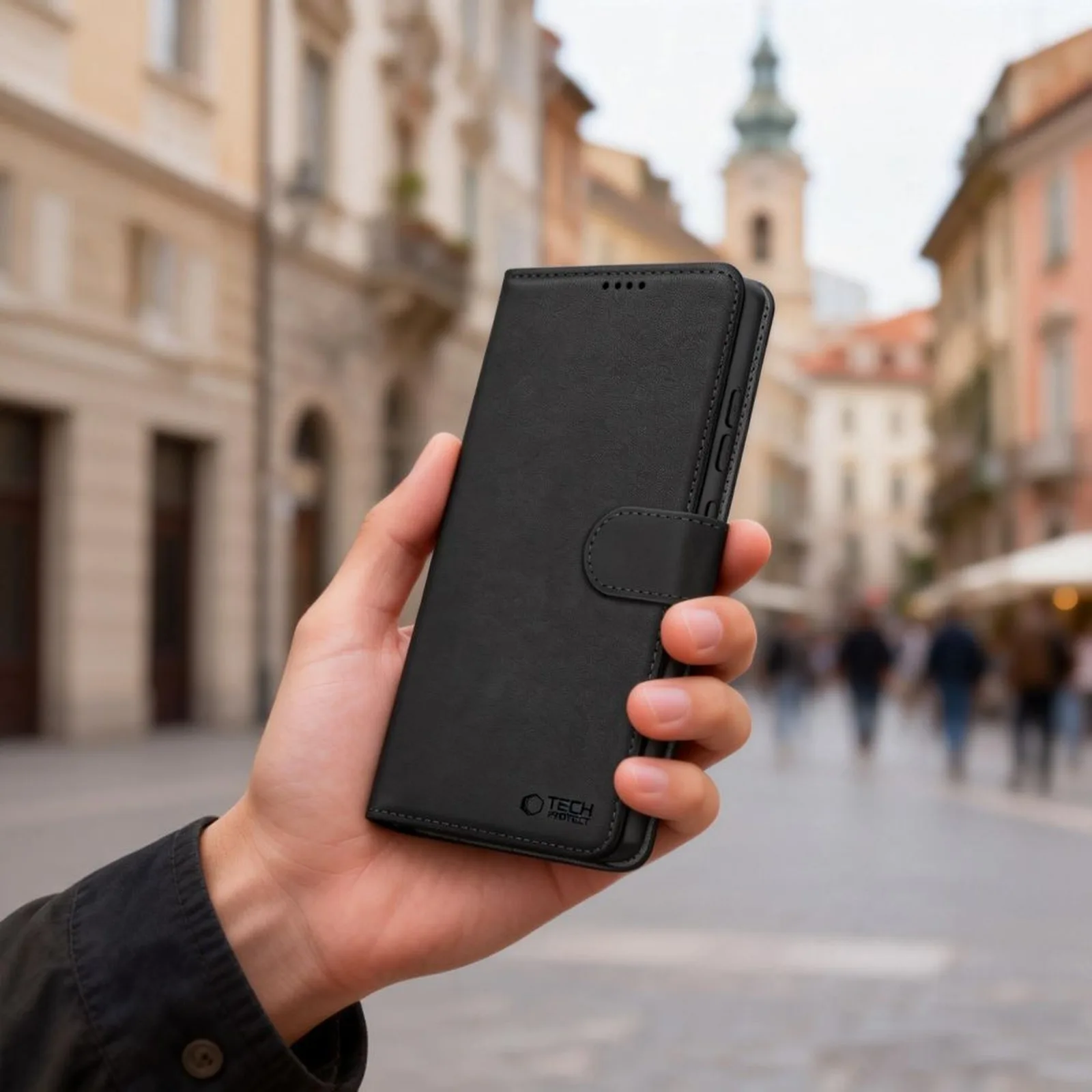 Verschließbare Hülle mit Ständer für Samsung Galaxy S26 Ultra Wallet – schwarz 7